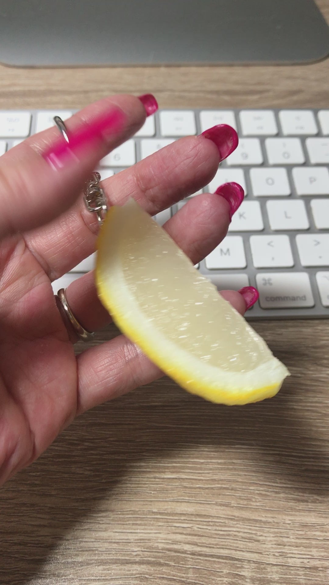 Lemon Keychain WEDGE – P FACTORY