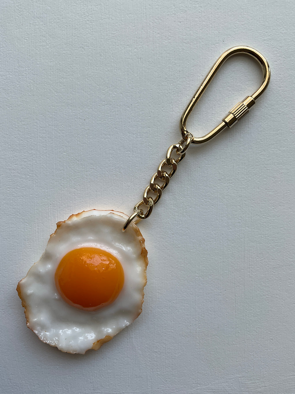 Sunny Side up Fried Egg Key Hanging Adorable Food Bag Chain 