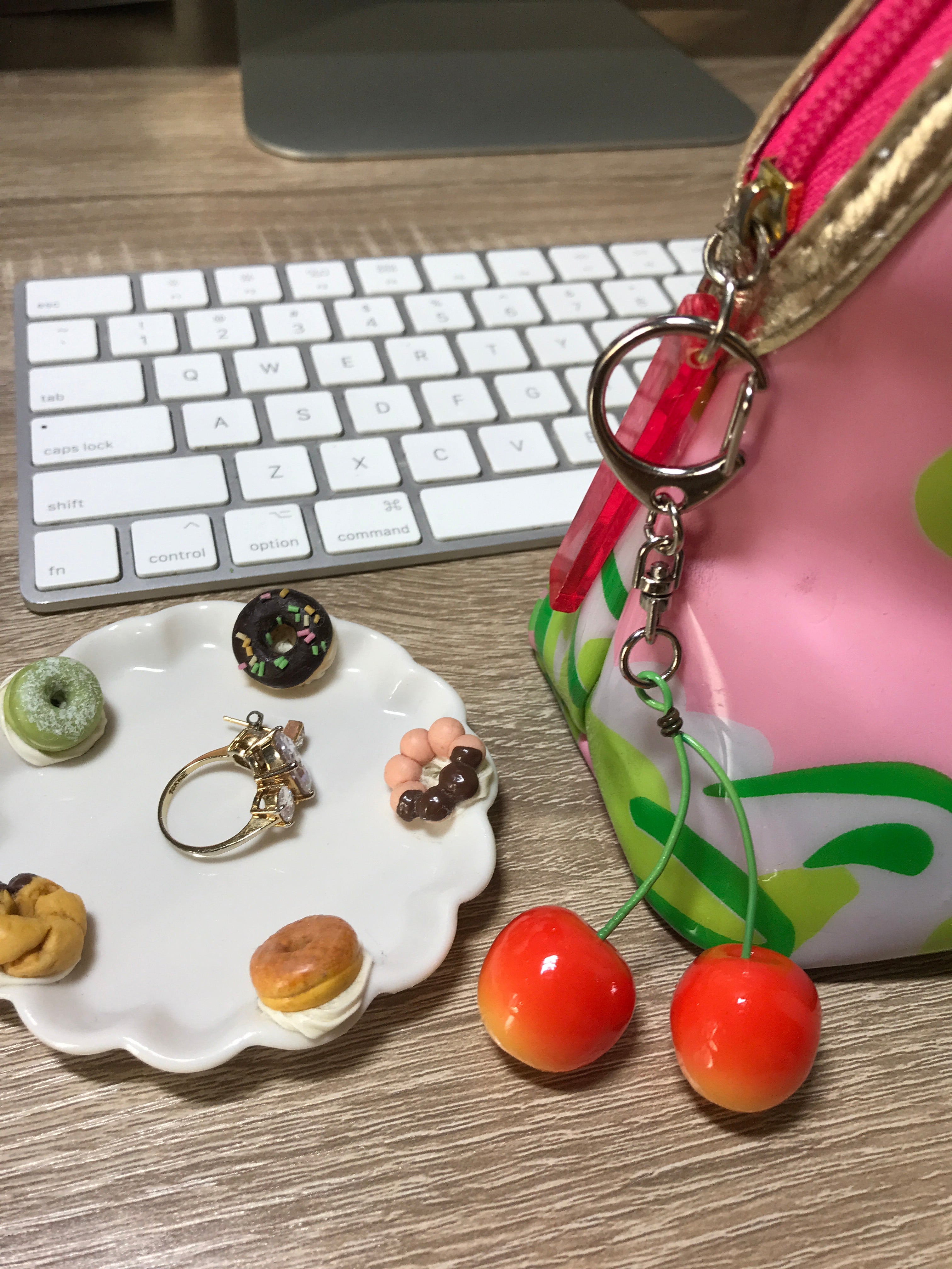 Cherry Keychain