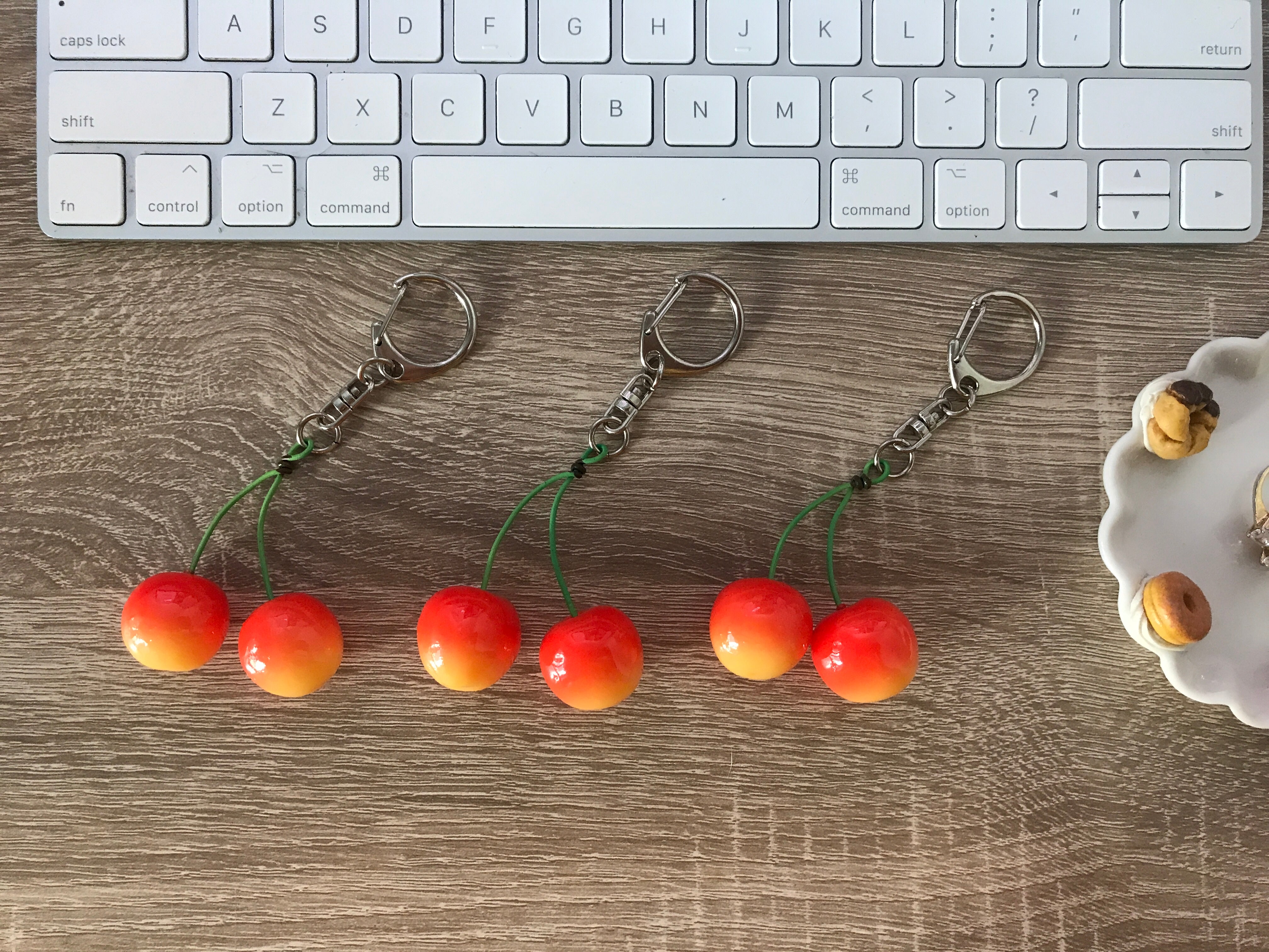 Cherry Keychain