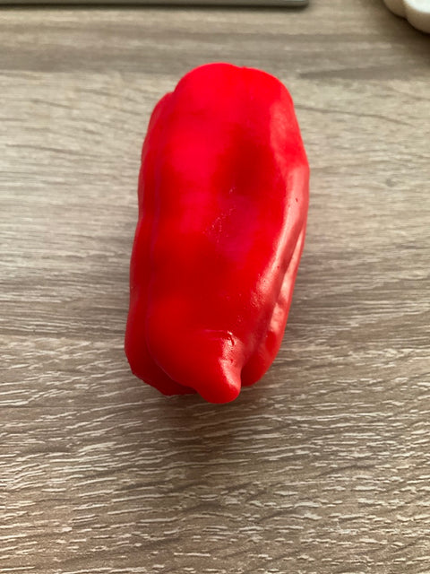 Bell Pepper Keychain Red