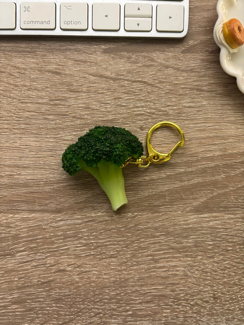 Broccoli Keychain