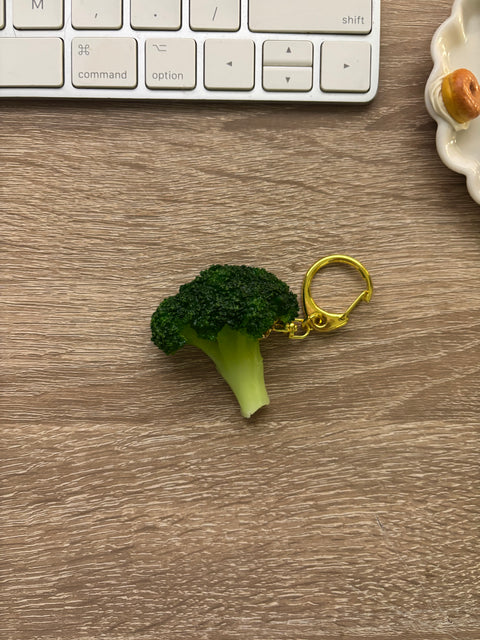 Broccoli Keychain