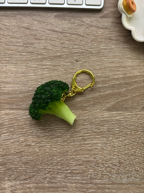 Broccoli Keychain