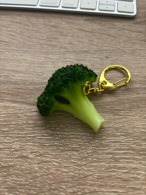 Broccoli Keychain