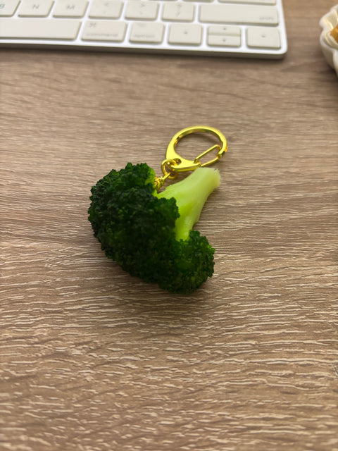 Broccoli Keychain