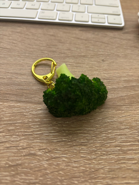 Broccoli Keychain