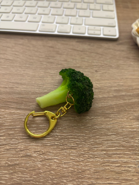 Broccoli Keychain