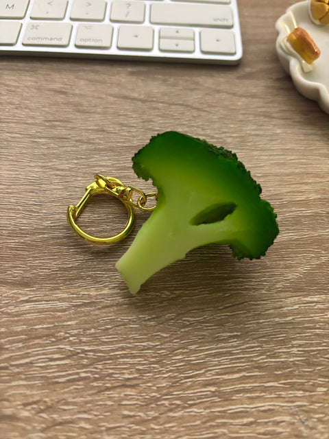 Broccoli Keychain