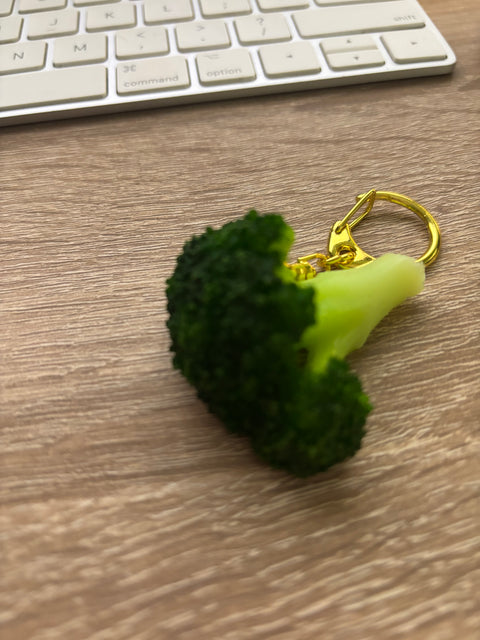 Broccoli Keychain