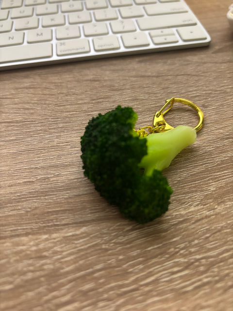 Broccoli Keychain