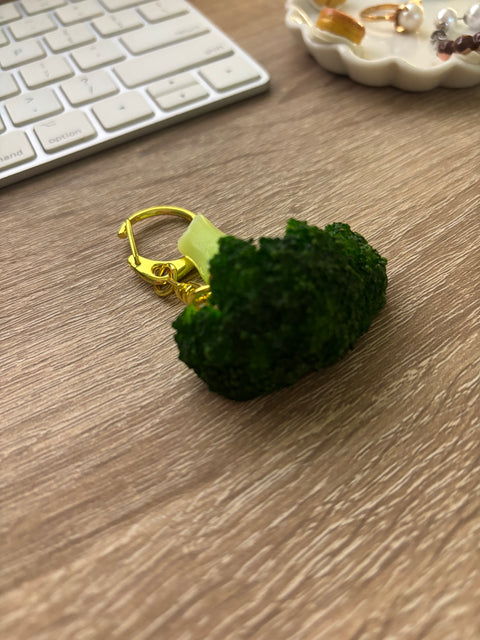 Broccoli Keychain