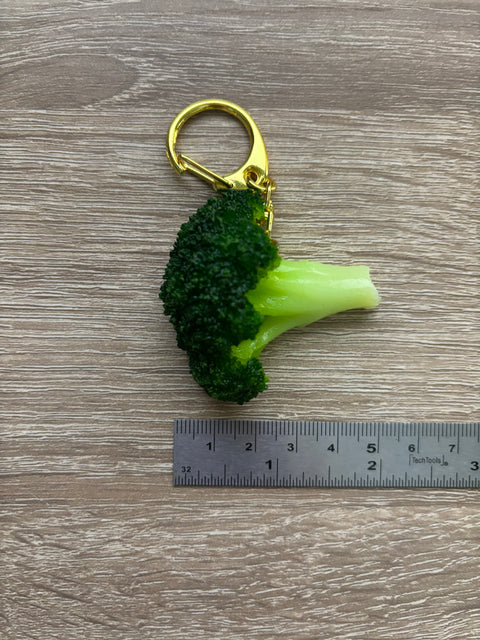Broccoli Keychain