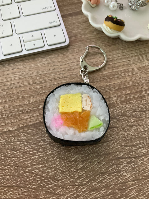 Sushi Roll Keychain