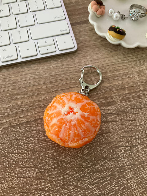 Mandarin Orange Whole Keychain