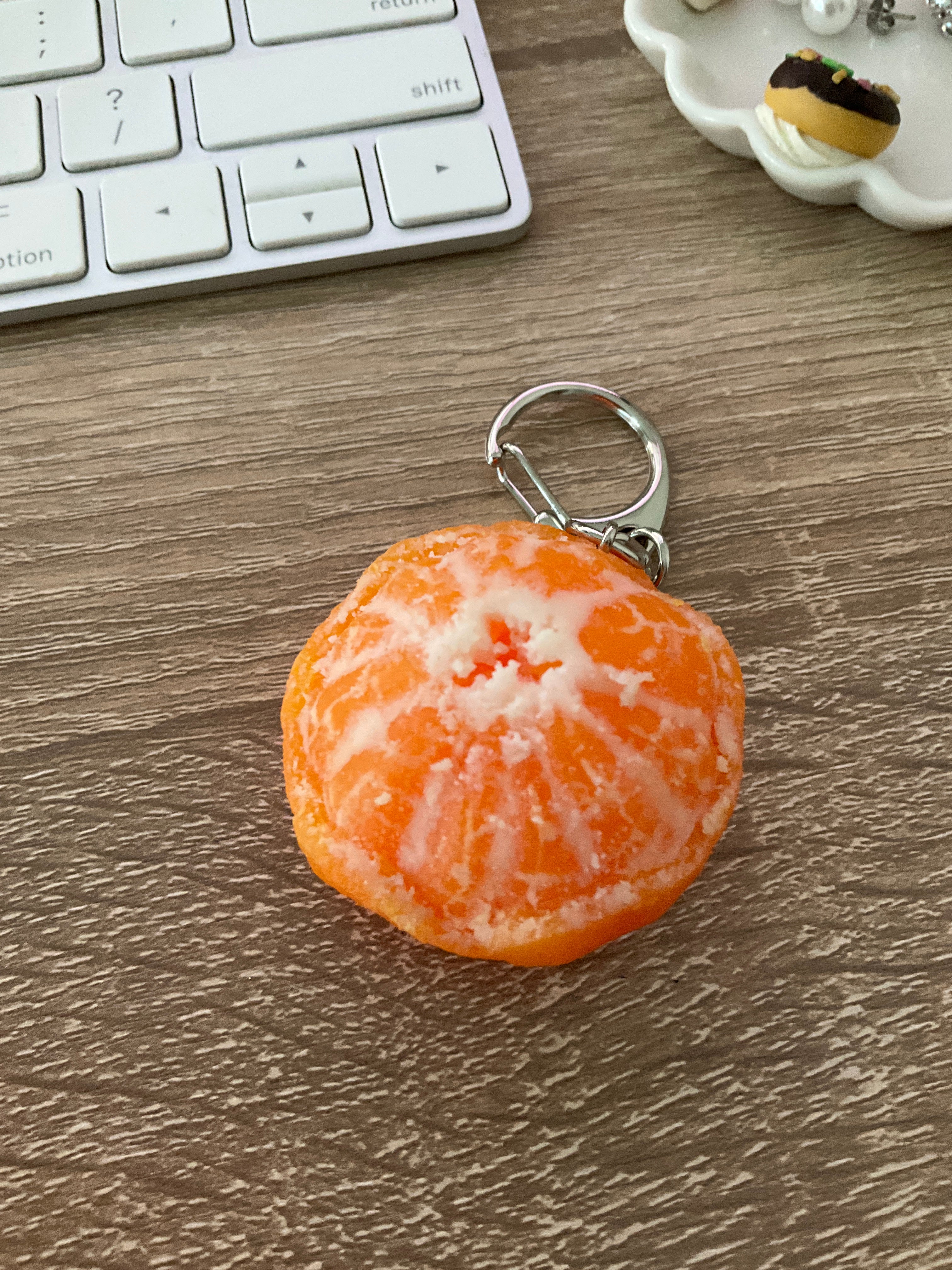 Mandarin Orange Whole Keychain – P FACTORY