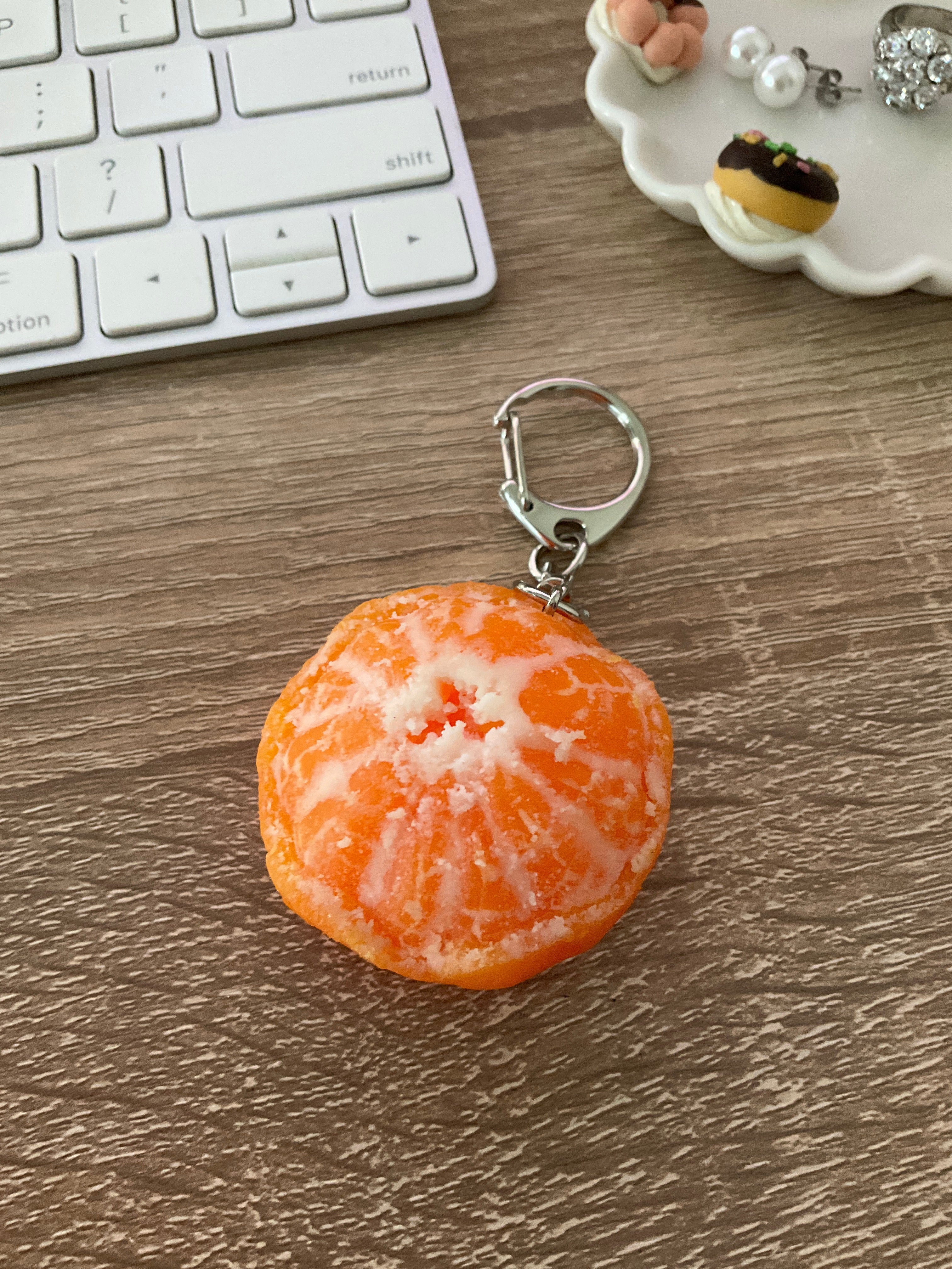 Mandarin Orange Whole Keychain – P FACTORY