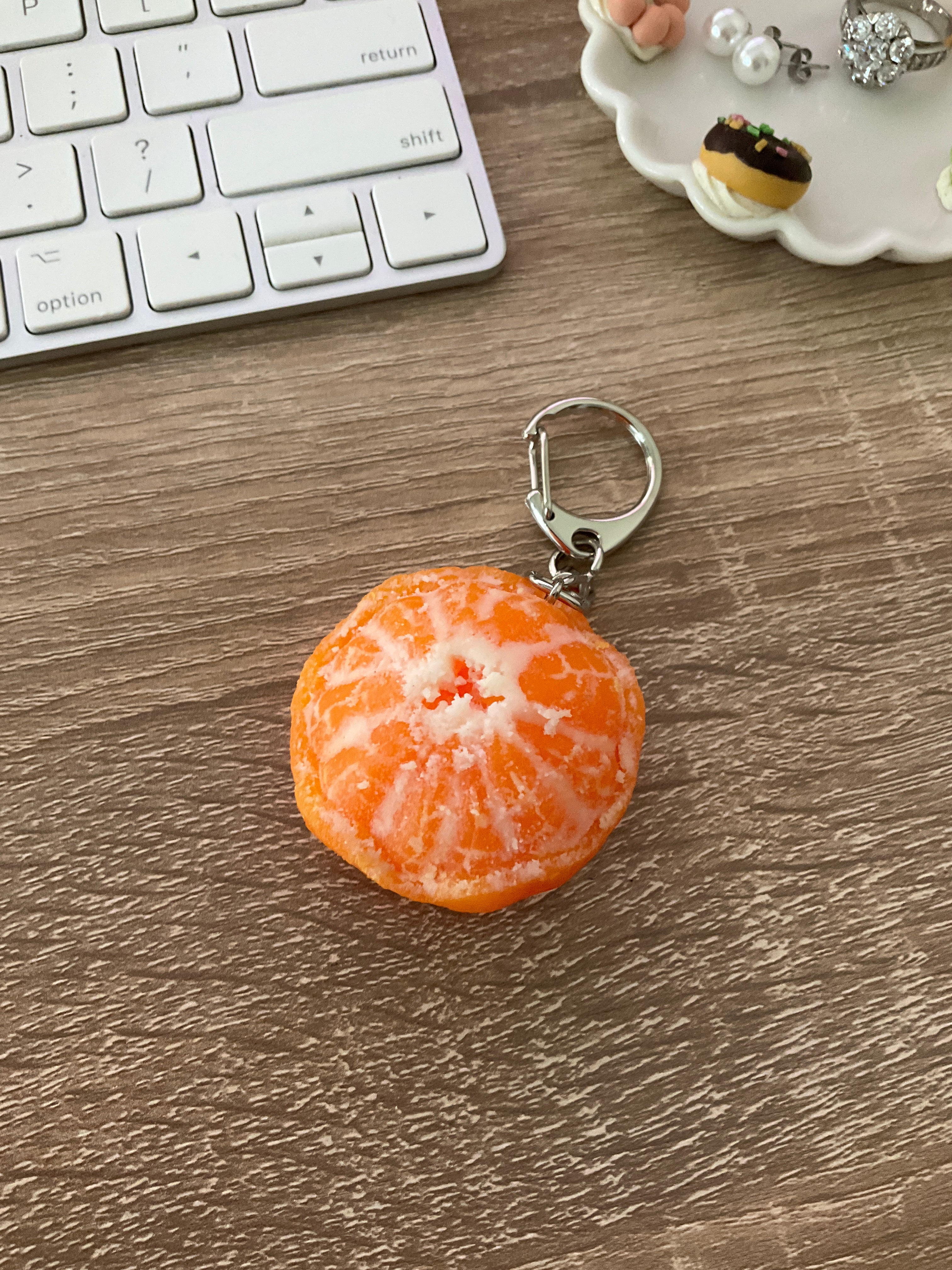 Mandarin Orange Whole Keychain – P FACTORY