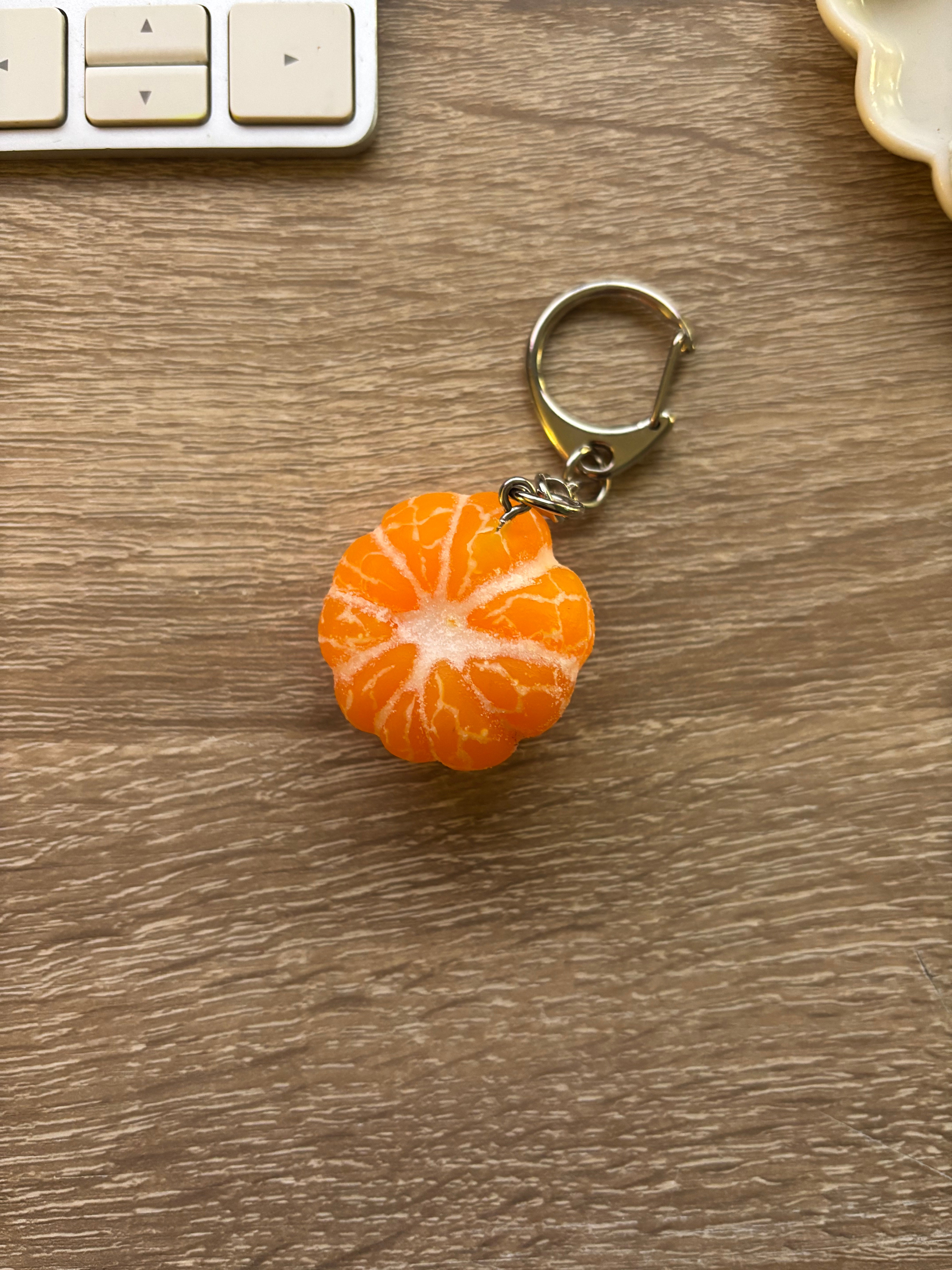Mandarin Orange Keychain cute – P FACTORY