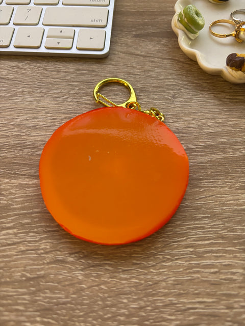 Orange Keychain Slice