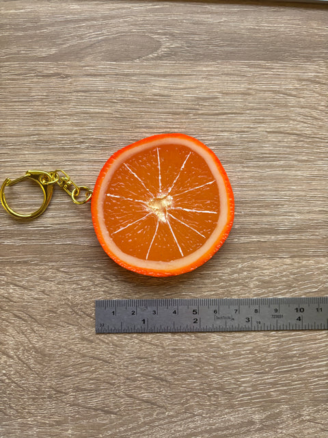 Orange Keychain Slice