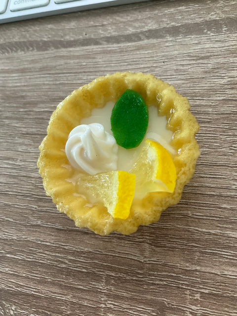 Fruit Tart Magnet Lemon