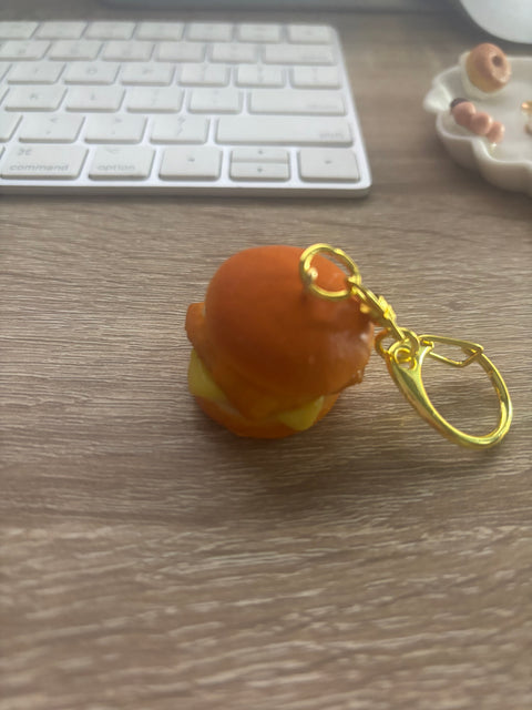 🍔🐟 Fish Burger Keychain