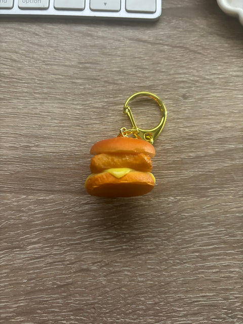 🍔🐟 Fish Burger Keychain