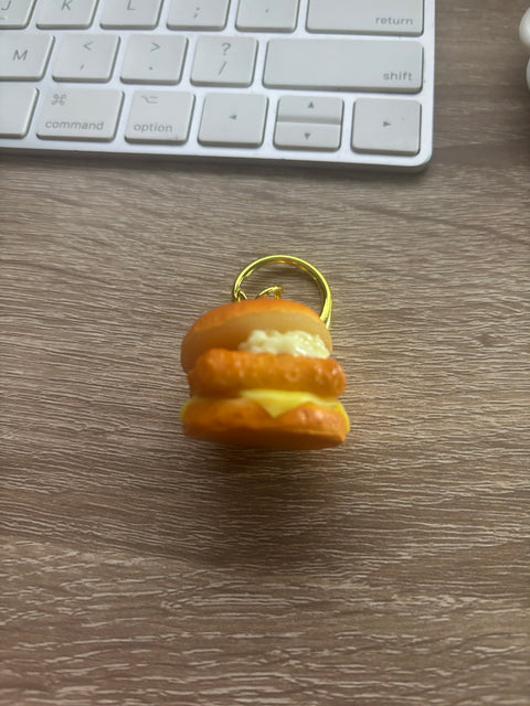 🍔🐟 Fish Burger Keychain