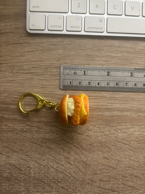 🍔🐟 Fish Burger Keychain
