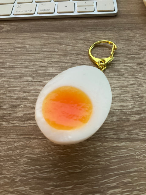 Boiled Egg Keychain