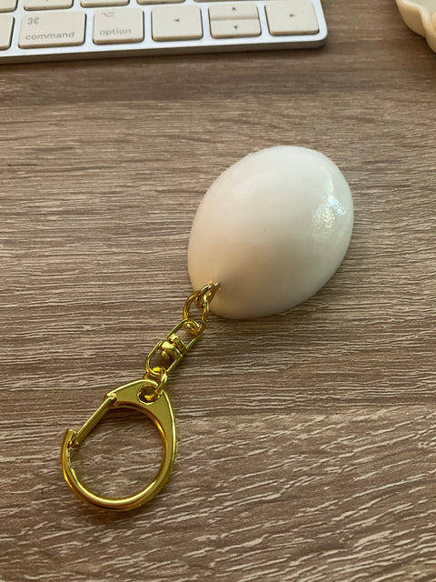 Boiled Egg Keychain