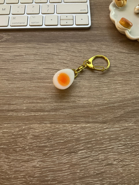 Boiled Quail Egg Keychain