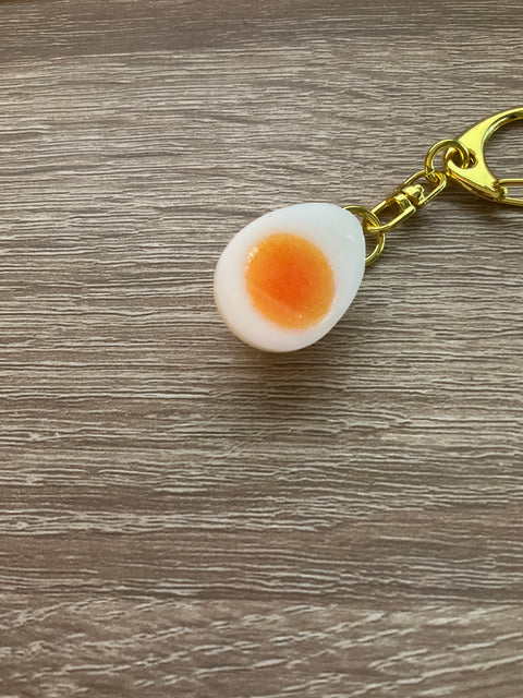 Boiled Quail Egg Keychain