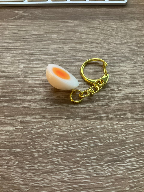 Boiled Quail Egg Keychain