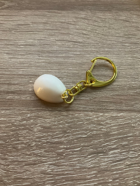 Boiled Quail Egg Keychain