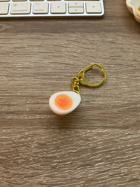 Boiled Quail Egg Keychain