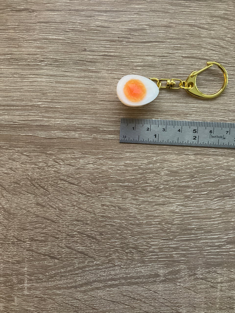 Boiled Quail Egg Keychain