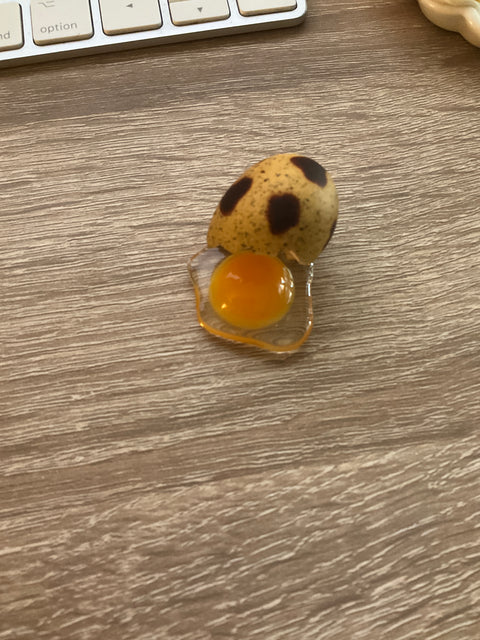 Cracked Quail Egg Magnet
