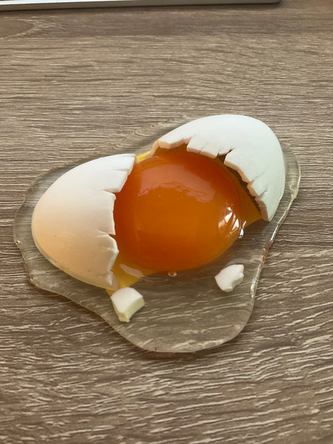 Cracked White Egg Magnet
