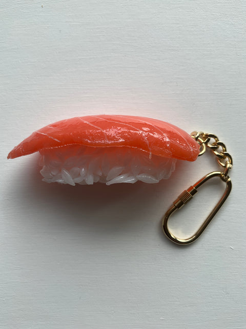 Sushi Salmon Keychain