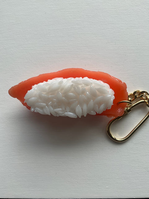 Sushi Salmon Keychain