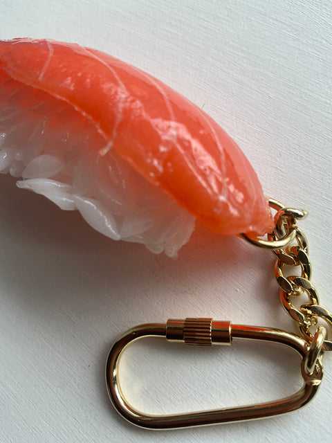 Sushi Salmon Keychain