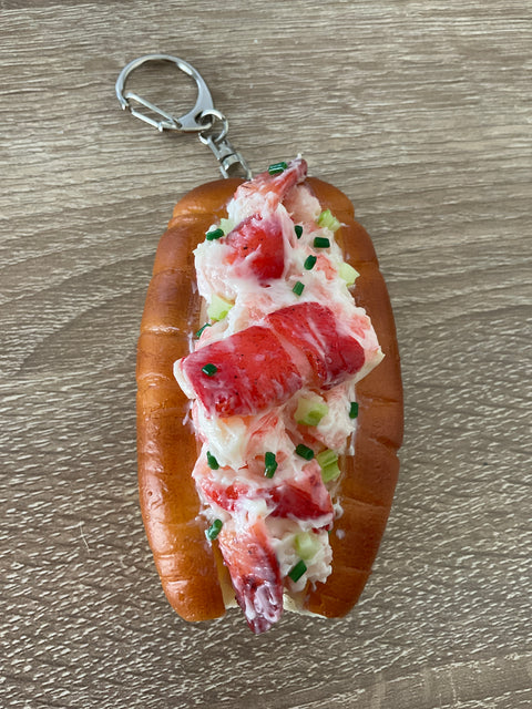 New England Lobster Roll Keychain