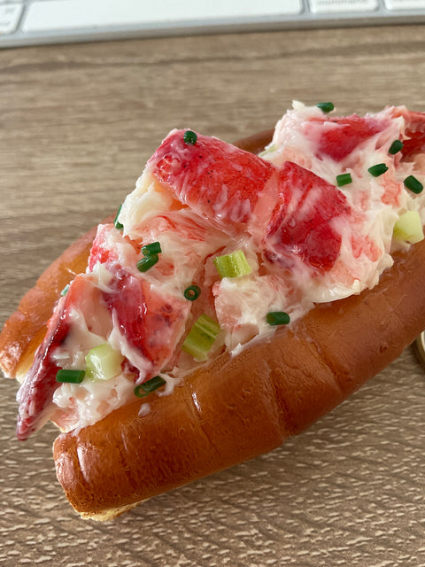 New England Lobster Roll Keychain