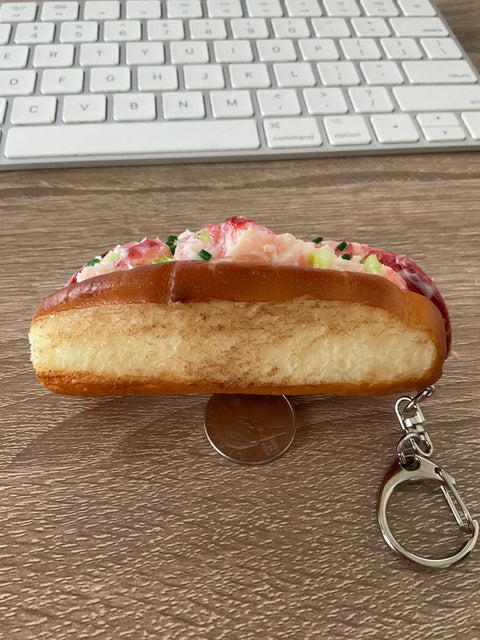 New England Lobster Roll Keychain