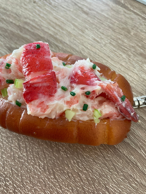 New England Lobster Roll Keychain