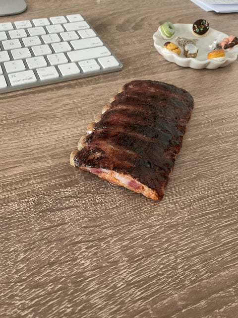 Barbecue Spare Ribs without Sauce Magnet (Dry Rub Version), BBQ Magnet