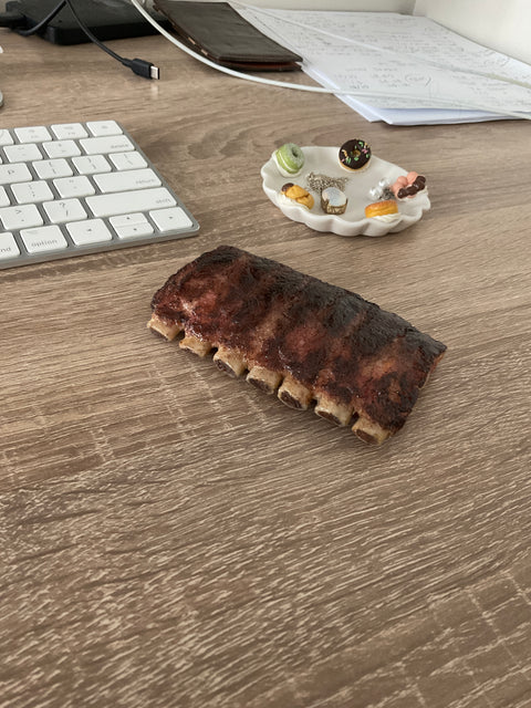 Barbecue Spare Ribs without Sauce Magnet (Dry Rub Version), BBQ Magnet