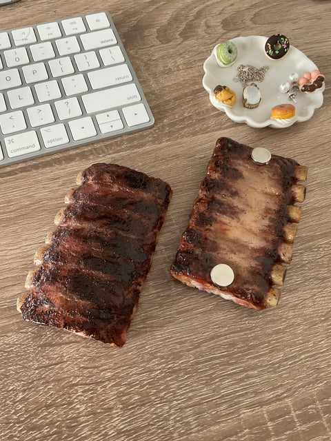 Barbecue Spare Ribs without Sauce Magnet (Dry Rub Version), BBQ Magnet